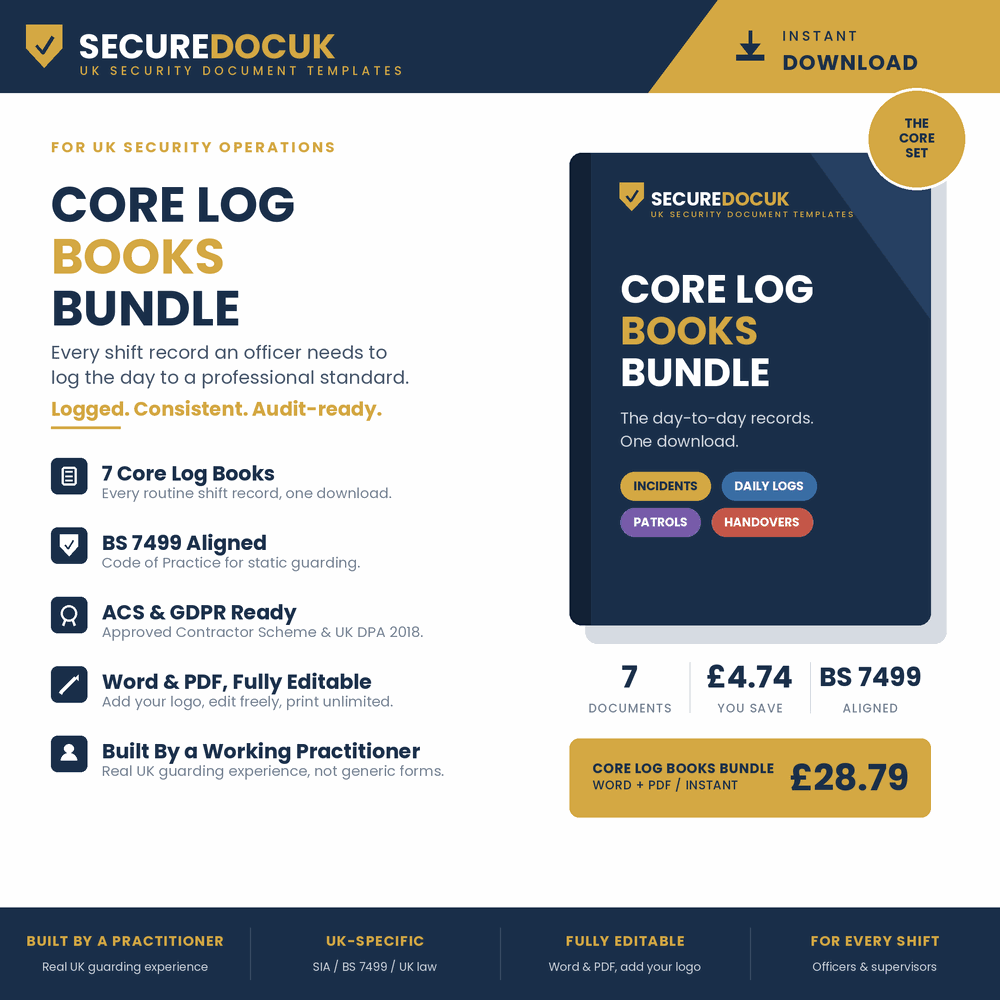 Core Log Books Bundle (Tier 1)