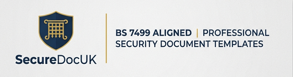 SecureDocUK &mdash; BS 7499 Aligned Professional Security Document Templates